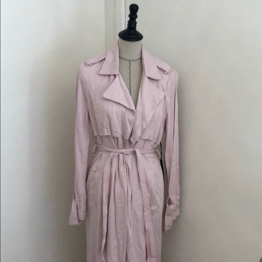 F21 blush trench